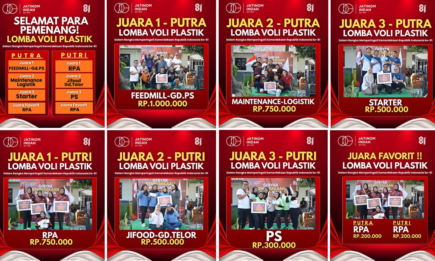 Lomba Bola Voli Plastik
